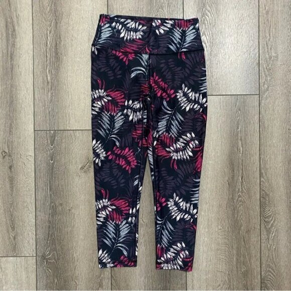 Fabletics Palm Tree Pattern Pants Size XS - Picture 3 of 5